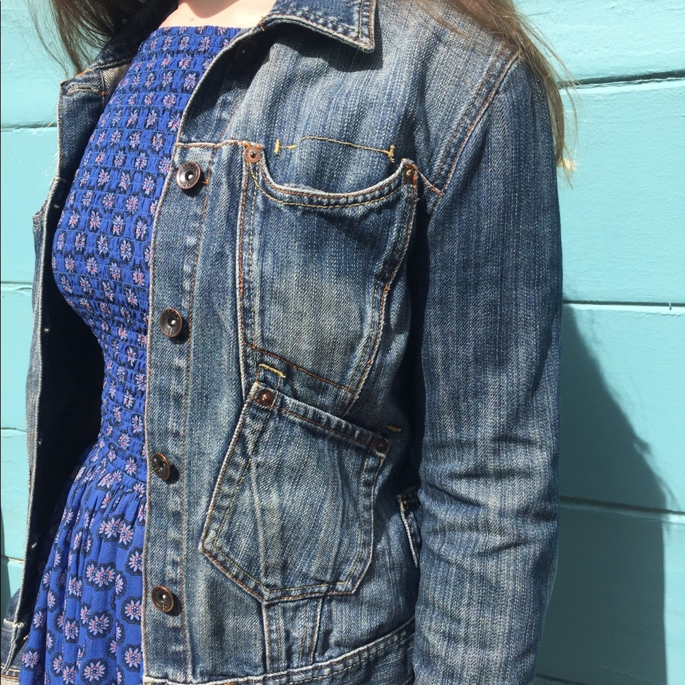 J & CO Denim Jacket. Size Small.